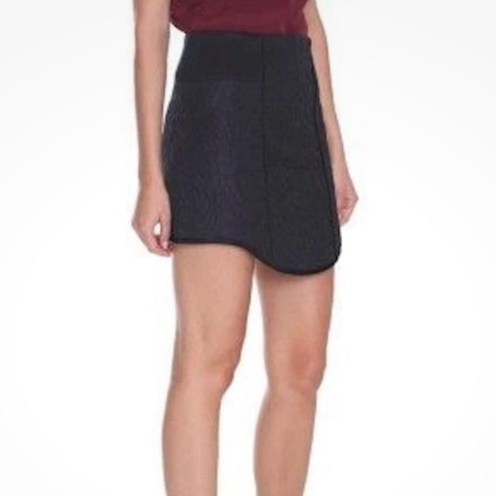 Tibi "Katrin" Paneled Matelassé Mini Skirt size‎ 0